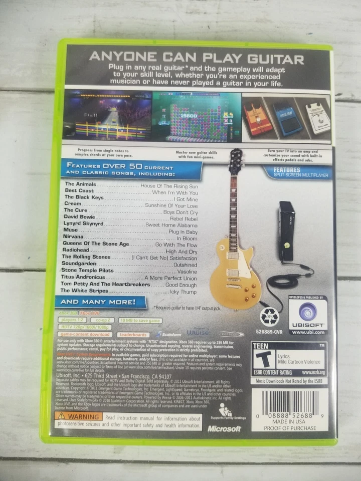 Rocksmith  (Microsoft Xbox 360) Tested CIB With Manual Complete - Image 2 of 4