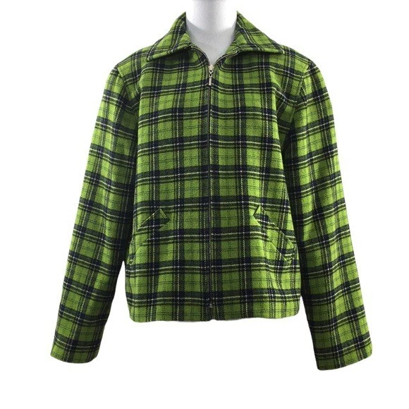 Flannel jacket shop green