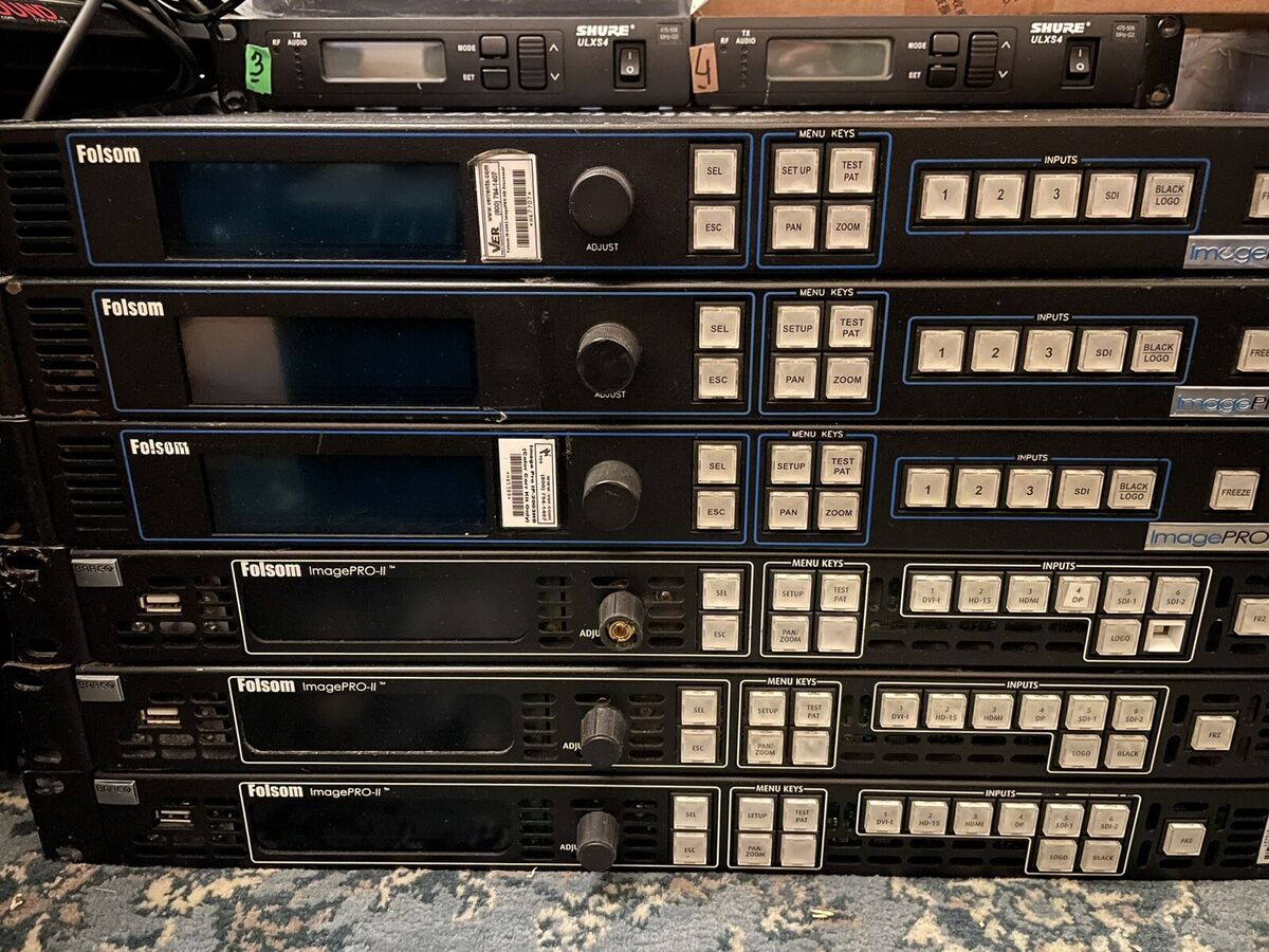 Barco Folsom ImagePRO-HD LED wall processor scaler switcher Barco Folsom ImagePRO-HD LED wall processor scaler switcher