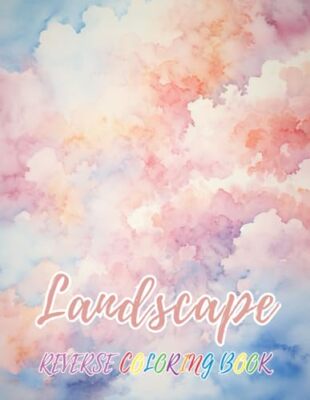 Ward - Landscape Reverse Coloring Book  New Design for Enthusiasts Str - X555z