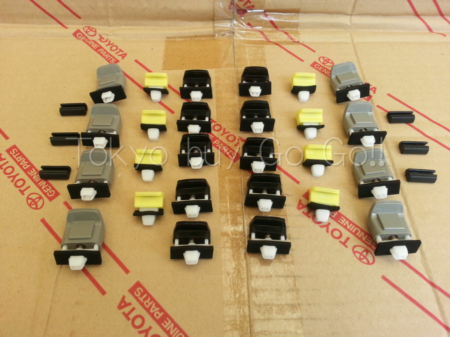 Corolla AE86 3Door Hatch Rear Quarter Glass Clips and Spacer
