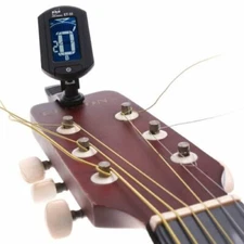 ENO ET33 LCD Clip on Guitar Tuner For Digital Chromatic Bass Violin Ukulele Clip
