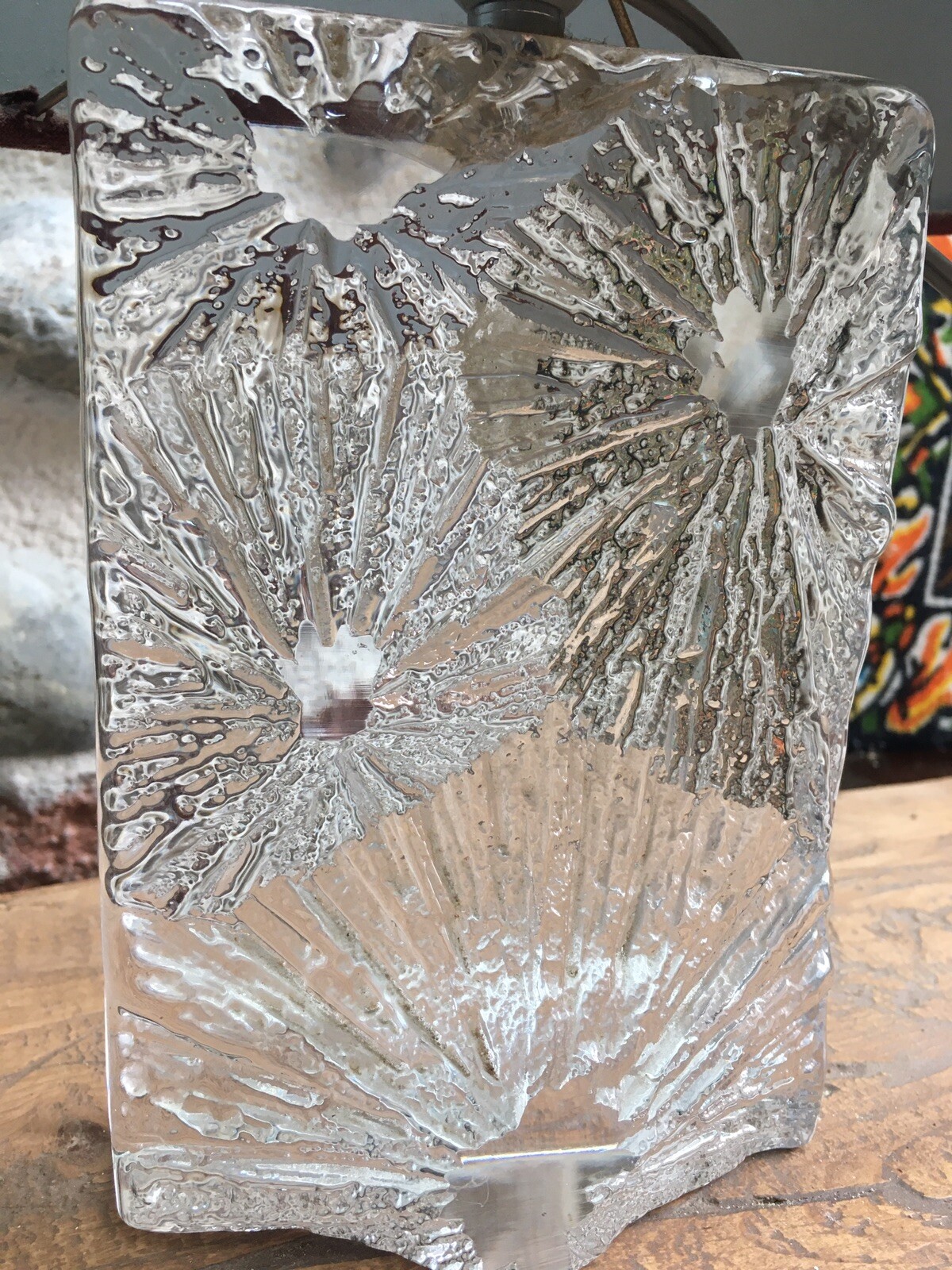 Lampe Daum France 1960 En Verre très bonne état Klassieke verkoop