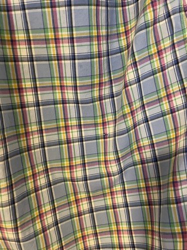 1970's Vintage Ralph Polo Lauren Classic Mens Shirt Large Button Down Plaid M - Picture 7 of 7