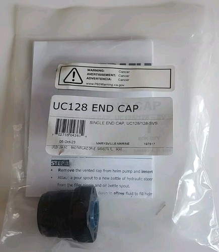 Uflex Replacement End Cap & Seal For Hydraulic Steering Cylinder - Part UC128ENDCAP / 128-SVS 10 thumbnail image