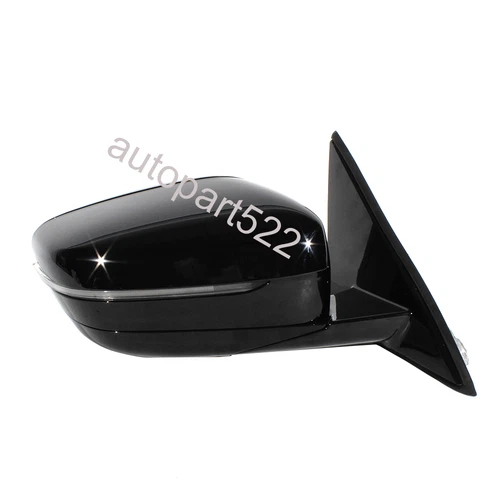 For BMW G20 G28 2019-2023 Right Passenger Side Mirror Black Blind Line Turn Lamp