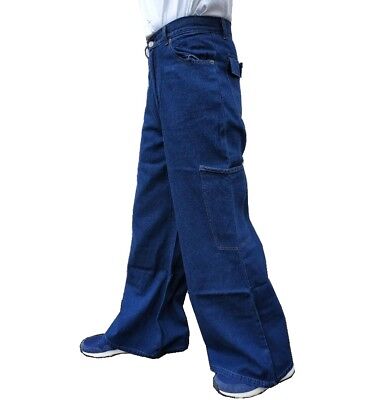 New 90s Y2k Mens Womens Baggy Skater Jeans Street Denim Hip Hop Wide Leg Mega Ebay