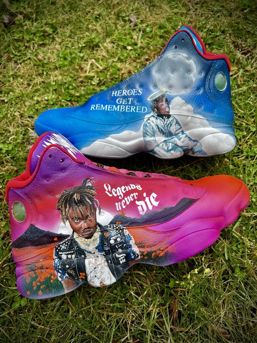 Custom Air Jordan 13 Retro - “Legends Never Die” Juice WRLD Custom