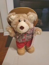 1986 Furskins Bears Wendy s Toy Stuffed Plush Teddy 8" w/tags vintage
