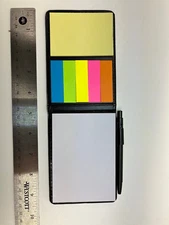 Sticky Notes Notepad Stationery Diary Journal Pocket Notebook W/ Pen School #15