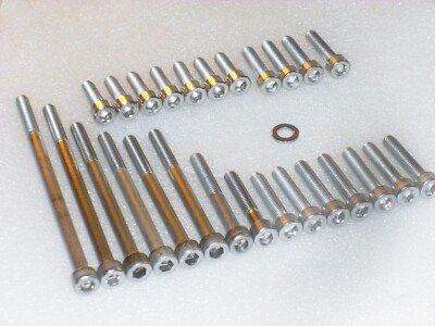 Honda PC50K1 1969-78 Motorabdeckungen & Zylinder 32x Edelstahl Inbusschraube Kit