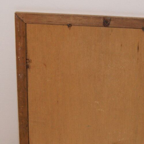 Vintage Pierrot Sad Clown Mirror Wooden Frame - Picture 12 of 12