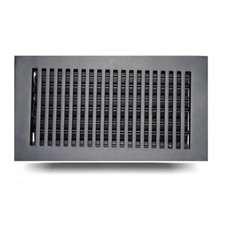 Caststo- Cast Aluminum Floor Vent Cover 6"x12" (overall 8"x14")- Model-Rock