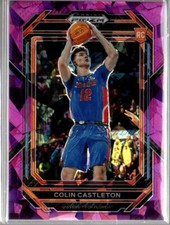 Colin Castleton 2023 Panini Prizm Draft Picks Purple Ice /149