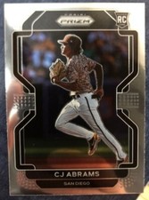2022 Panini Prizm Baseball MLB #12 CJ Abrams Base RC Rookie Trading Card Padres
