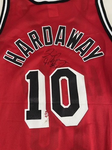 Rare Red Champion Miami Heat Tim Hardaway Jersey Men's Size 44 L Large - Picture 4 of 9