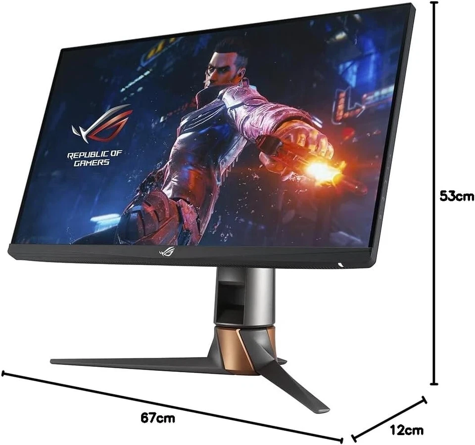 ASUS ROG SWIFT 360Hz PG259QNR eSports NVIDIA G-SYNC Gaming Monitor – 24.5 inch - Image 3 of 4