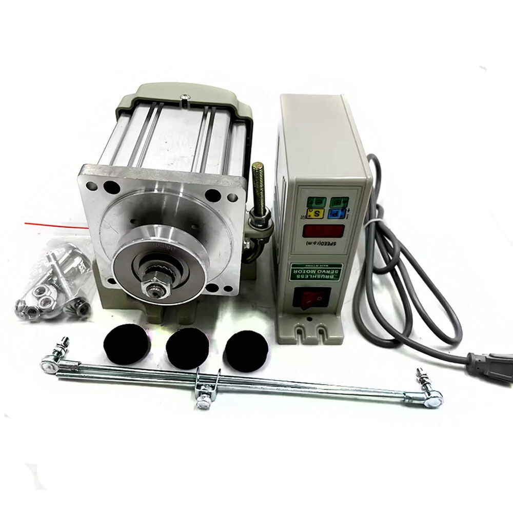 1500W Heavy Duty Sewing Machine Servo Motor for Industrial Consew Brother  Singer