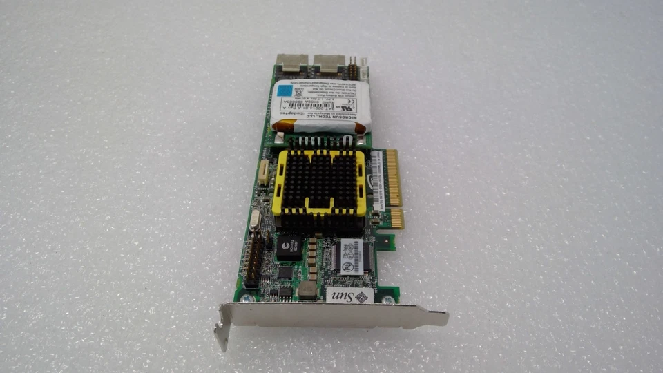 SUN CONTROLLER 375-3536-04 R50 256MB 8PORT SAS RAID PCIE BAT-00014-01 LOW PROFIL - Image 3 of 4