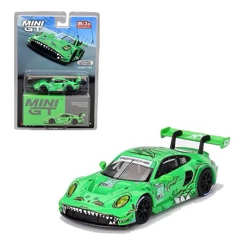 Mijo特注 MINIGT ポルシェ 911 GT3R #80 rexy Mini GT | 713 | Porsche 911 GT3 R | Rexy #80 | GTD AO Racing 2023