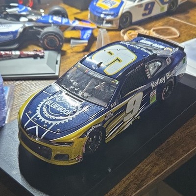 Chase Elliott Kelley Blue Book #9 2020 Charlotte Win. Chevrolet Blue/Gold