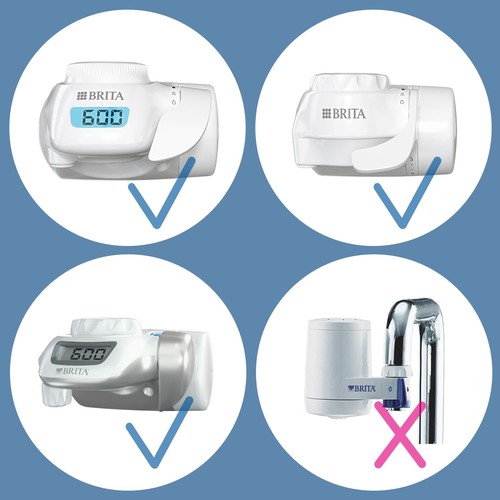 BRITA Filtro acqua rubinetto ON TAP V (4 mesi) Riduce cloro PFAS piccole - Foto 5 di 8
