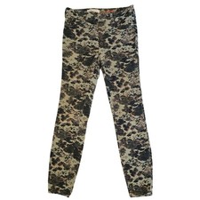 Anthropologie Pilcro Camo Corduroy High Rise Skinny Pants Women's Size 27 Tall