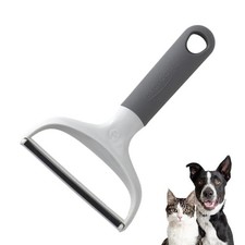 Reusable Pet Hair Remover Lint Rake Dual Sided Carpet Scraper for Dog Cat Couch