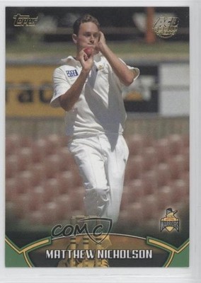 2002 Topps ACB Gold Cricket Matthew Nicholson #75 0m0