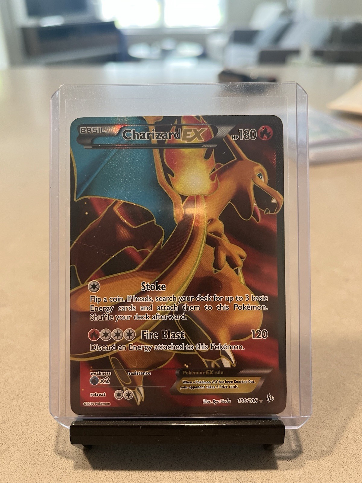 Charizard EX (100 Full Art) 100/106 Flashfire Holo