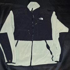 The North Face Full Zip Jacket Size Mens Large Black And Tan