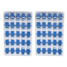 LC To LC Duplex Singlemode Fiber Optic Coupler Patch Cable Adapter 100 PCS