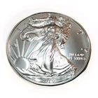 2019 $1 American Silver Eagle, US Mint, 1oz .999 Fine Silver, BU