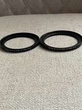LOT OF 2 TIFFEN CAMERA LENS STEP-UP RING 62mm TO 72mm  67mm to 77mm