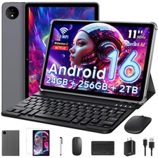 Android 16 Tablet 11 Inch with Gemini AI, T7250 Octa-Core, 24GB RAM 256GB R...