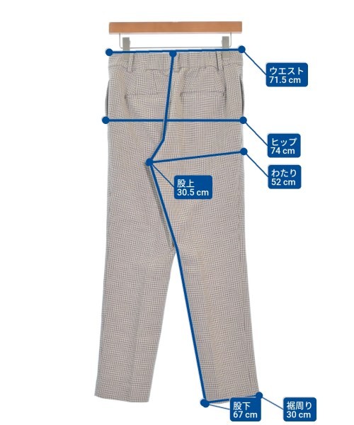 PLST Slacks BeigexBrown(Patterned) M 2200581016027 - image 7