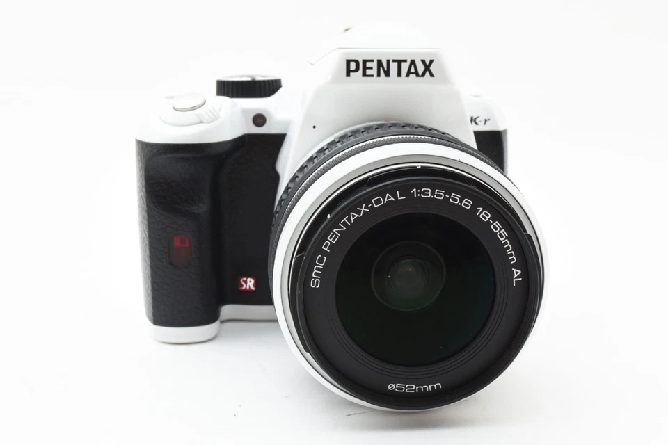 PENTAX K-r 12.4MP Digital SLR Kamera Weiß Farbe W/18-55mm Linse Set Aus Japan - Bild 2 von 4