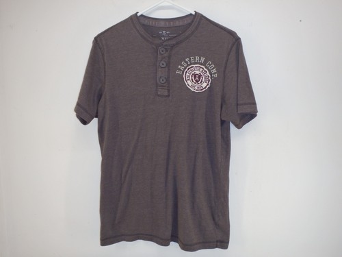 Old Navy Mens Shirt Small Polo Short Sleeve Brown Pullover Logo - Picture 2 of 9