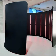 360 Photo Booth Backdrop Background LED Photo Booth Enclosure  for Trade Show US