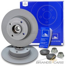 ATE BREMSSCHEIBEN 2 Stk VOLL Ø240 mit RADLAGER HINTEN FÜR RENAULT TWINGO 2 WIND