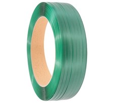 Packaging Strapping Banding Roll - Green Polyester PET - 1800lbs BS