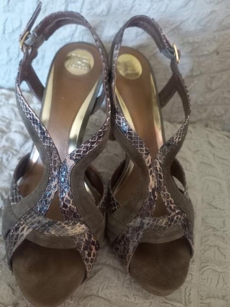 Women Jasper Conran Heels Khaki Suede 39