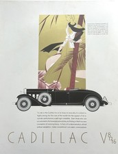 1931 Ad 10 12 X 14 Inches Cadillac V-12 Roadster Fleetwood 1931 Ad 10 12 X 14 Inches Cadillac V-12 Roadster Fleetwood