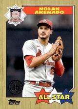 2022 Topps #87AS-21 Nolan Arenado 1987 Topps Baseball 35th Anniversary All-Stars