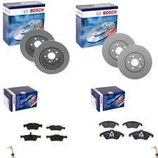 BOSCH BREMSSCHEIBEN + BELÄGE VORNE + HINTEN passend für MERCEDES E-KLASSE W/S212