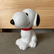 Tirelire en céramique Snoopy 17 cm tirelire cacahuètes d'occasion ZZ4