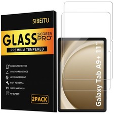 SIBEITU 2 Pack Screen Protector for Samsung A9 Plus-11 Inch, Tempered Glass