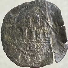 Kingdom of Castile and Leon Medieval 1471-1474 Coin Genuine King Henry IV Rare