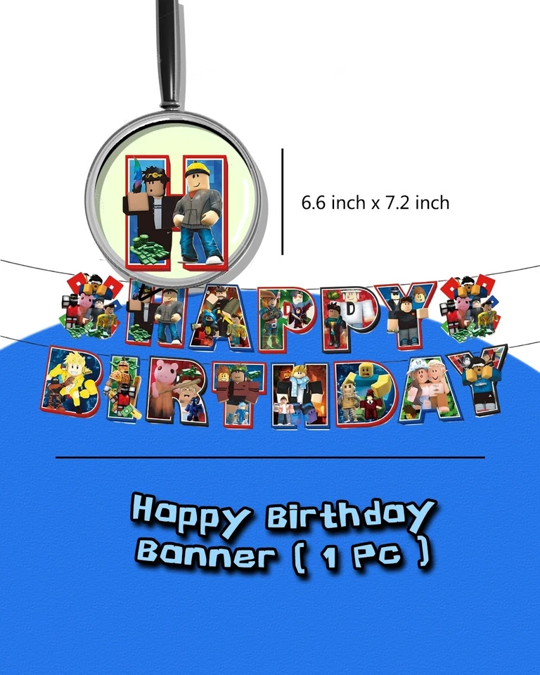 Video Game Themed Birthday Party Decorations Kit Party Supplies BannerTablecloth - Image 3 of 4