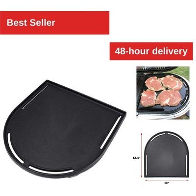 Uniflasy 13'' Cast Iron Griddle for Coleman Roadtrip Grills